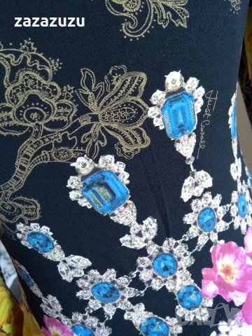 ROBERTO CAVALLI - супер блуза, оригинал, черна с дълъг ръкав, снимка 6 - Рокли - 32571861