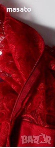 дълъг червен гащеризон, снимка 4 - Гащеризони - 40540654