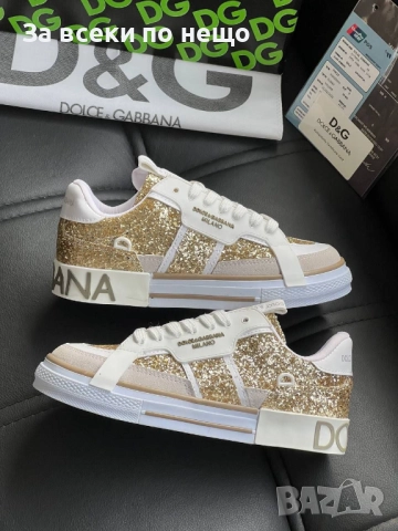 Dolce&Gabbana Дамски Маратонки🔝Дамски Спортни Обувки Долче И Габана - 2 Налични Цвята Код E810, снимка 3 - Маратонки - 51477237