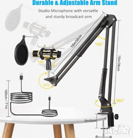 Микрофон за инфлуенсъри - ЧИСТО НОВ !, снимка 2 - Други - 39767567