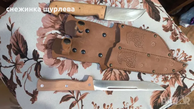 Ловджийски ножове,комплект. Ръчна изработка 