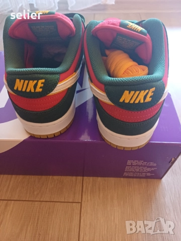 NIKE SB DUNK LOW PRO PRM -оригинални мъжки маратонки Нови,с кутията + два чифта нови връзки(жълти и , снимка 8 - Маратонки - 52822906