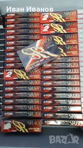 TDK SR аудиокасети / Japan / позиция II / хром / нови, снимка 1