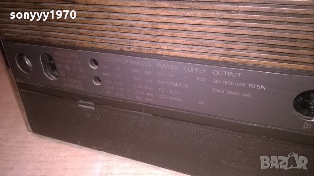 ПОРЪЧАН-philips radiorecorder-ретро колекция-внос холандия, снимка 14 - Радиокасетофони, транзистори - 27747470