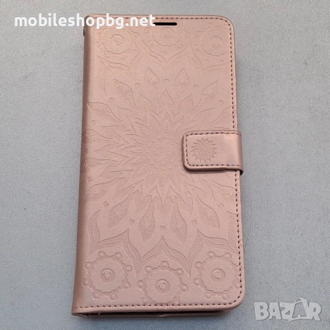 Redmi 15C калъф страничен с прегради и закопчаване розов розово злато, снимка 4 - Калъфи, кейсове - 53492782