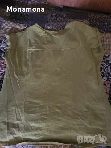 Страхотна ленена блуза, снимка 3 - Ризи - 43071946