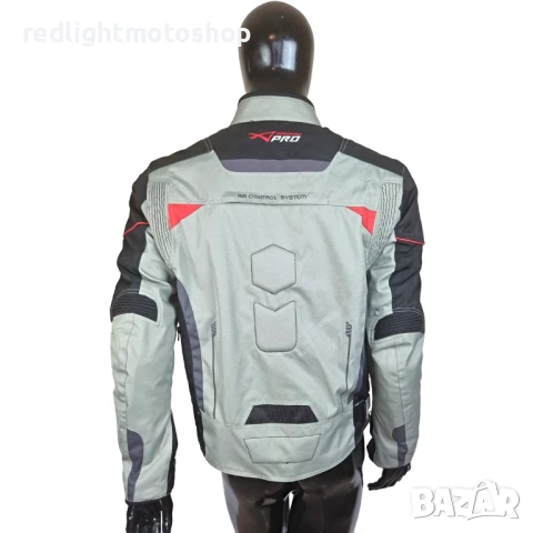 📌 5163 | A-Pro | Лятно мъжко текстилно мото яке | КАТО НОВО | L | 140 лв, снимка 3 - Аксесоари и консумативи - 50789451