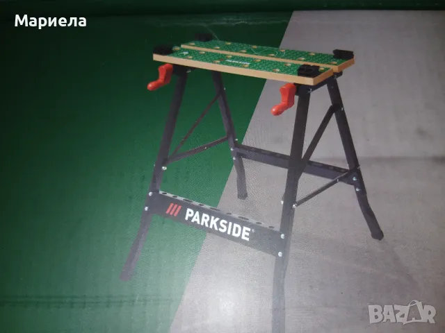 Работна маса Parkside сгъваема маса за обработване и стягане на всякви материали - метал, пластмаса, снимка 2 - Стяги - 49893628