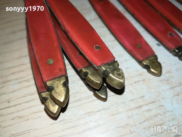6 ножа+6 вилици+6 лъжици от франция 3101241013, снимка 5 - Антикварни и старинни предмети - 44059406