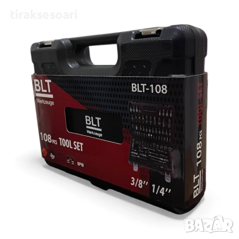 ПРОМОЦИЯ Гедоре комплект 108 части 1/4" и 3/8" BLT Werkzeuge, ключове, снимка 5 - Гедорета - 52553149