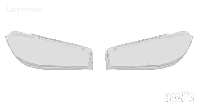 Комплект Стъкла за фар фарове BMW X5 X6 F15 F16 ляво и дясно stykla, снимка 1 - Части - 43046384