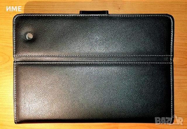 Универсален, кожен калъф за таблет 10.1" Medion MD 87129 с Bluetooth клавиатура, Черен, снимка 3 - Таблети - 27909123