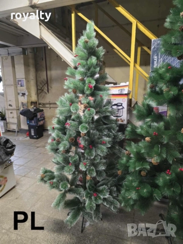 Коледни елхи с бели връхчета – различни размери, снимка 6 - Декорация за дома - 52238364