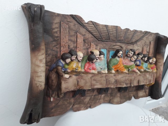 тайната вечеря пано,барелеф, снимка 5 - Пана - 38855790