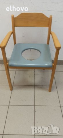 Дървен стол тоалетна, снимка 1 - Тоалетни столове - 33012631