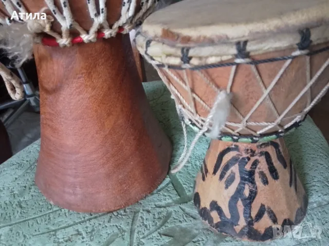 тарамбука дърво  39/23 см старинна, снимка 2 - Антикварни и старинни предмети - 47337304