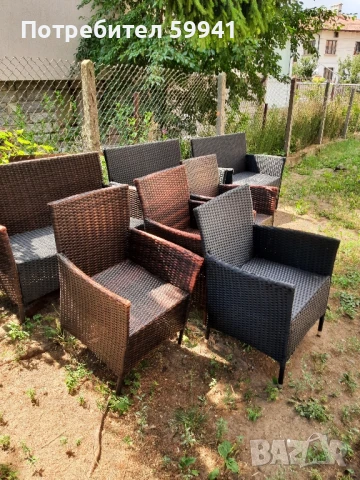 ратанови кресла и диванчета