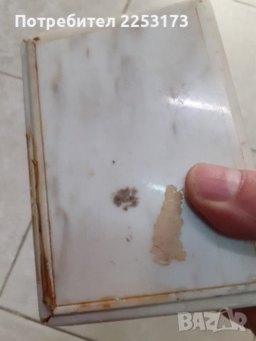 Мраморна кутийка,,Мин.сувенир,,със забележки, снимка 3 - Декорация за дома - 43487458