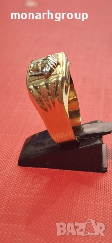 Златен пръстен, снимка 3 - Пръстени - 52356403