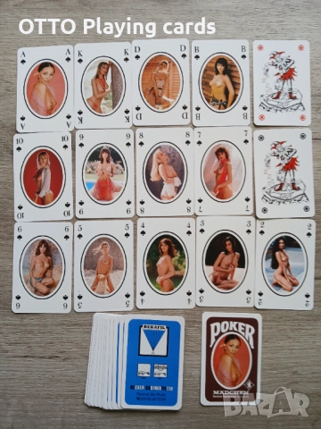 Еротични стари карти за игра, снимка 2 - Карти за игра - 51895007