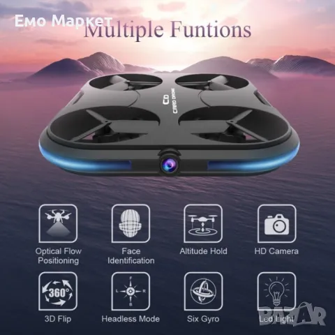 Мини дрон KAIDENG Card Drone K150 FPV RC - K150W, снимка 13 - Дронове и аксесоари - 48985216
