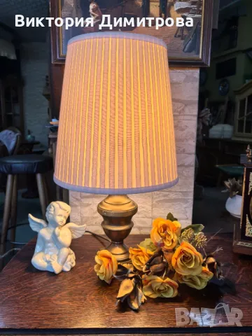 Лампа Винтидж - месинг, снимка 1