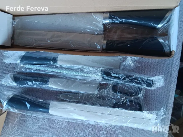 Комплект от ножове  нови, снимка 5 - Аксесоари за кухня - 48383103