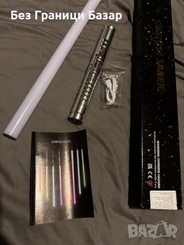 Нов Мултицветен Фехтовъчен Меч със Звукови Ефекти - USB, Дълготраен, снимка 7 - Други - 43688005