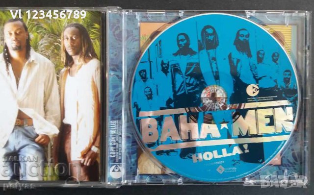 СД - Baha men - Holla - музика FROM GARFIELD MOVIE, снимка 2 - CD дискове - 27706076