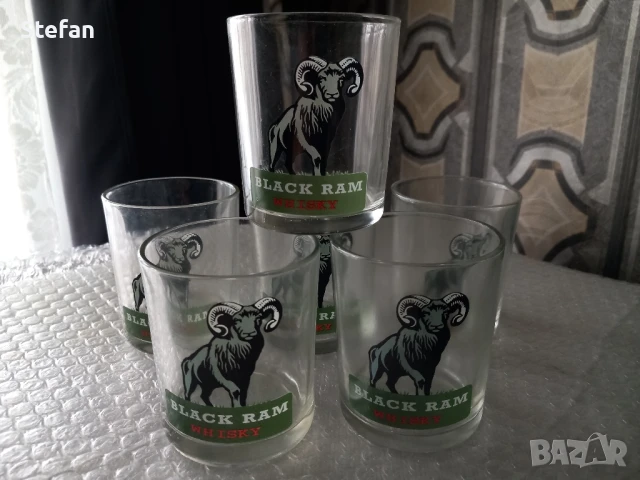 Нови чаши за уиски BLACK RAM, снимка 6 - Чаши - 41348934