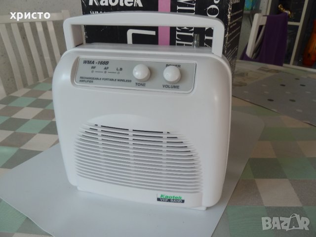 Kaotek WMA-168 B устройство с вграден усилвател и микрофон ново, снимка 2 - Други - 26767964