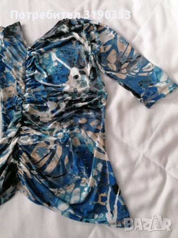 Дамска асиметрична блуза , снимка 2 - Туники - 40790194