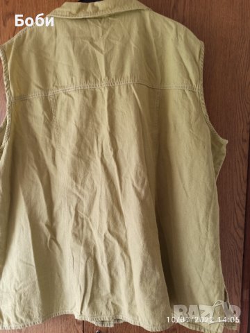 Дънкова риза без ръкав, снимка 5 - Ризи - 37344570