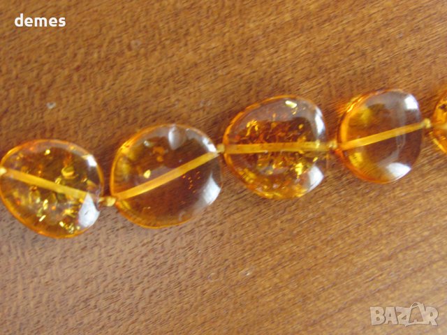 Дамско колие-кръг от първокласен балтийски кехлибар, снимка 6 - Колиета, медальони, синджири - 43614672