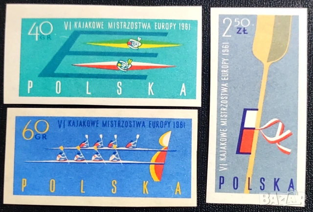 Полша, 1961 г. - лот марки на тема космос, архитектура, история, спорт, политика и др. личности и др, снимка 10 - Филателия - 53261596