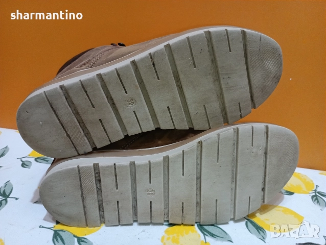 Napapijri кожени N 39 - 25 лв, снимка 5 - Дамски боти - 52751438