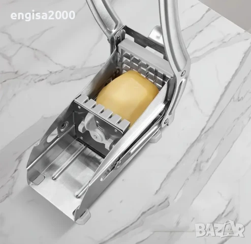 Преса за картофи с две сменяеми приставки за рязане от неръждаема стомана, снимка 6 - Други - 50837996