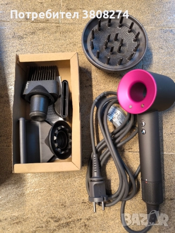 Сешоар с дифузер DYSON Supersonic HD 07 , снимка 4 - Сешоари - 52043005
