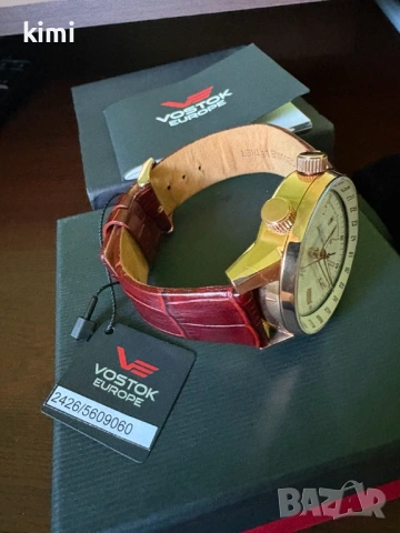 продавам чисто нов часовник -  Vostok-Europe GAZ-14 Limousine - 2426/5609060, снимка 7 - Мъжки - 53579492