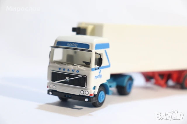 HERPA H0 1/87 MAN КАМИОН МОДЕЛ КОЛИЧКА TIR ТИР, снимка 3 - Колекции - 50593080