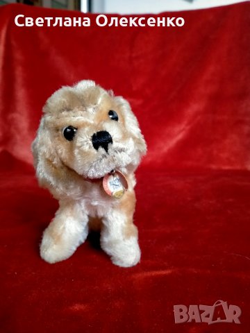 Колекционерска мека играчка Steiff Dog куче, снимка 6 - Колекции - 37739393