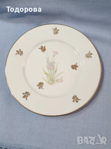 Голяма порцеланов чиния-поднос-Limoges, снимка 2 - Сервизи - 47311674