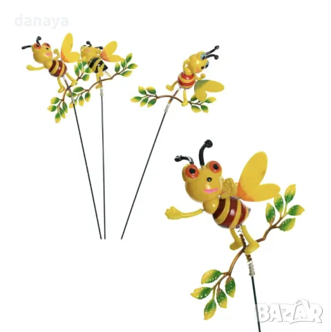 5872 Градинска декорация Животинче на пръчка, 40 см, снимка 8 - Градински мебели, декорация  - 50052757