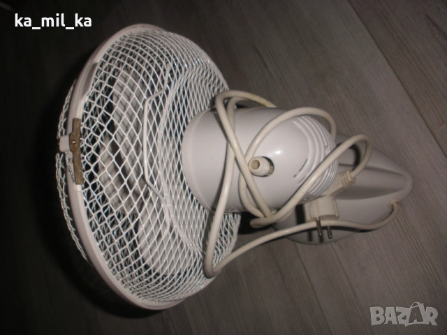 Настолен вентилатор - работещ, снимка 8 - Вентилатори - 52567678