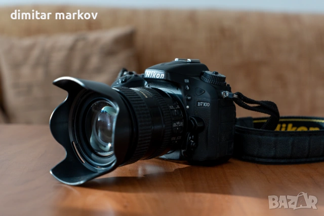 Фотоапарат Nikon D7100 + обектив 16-85 mm + светкавица