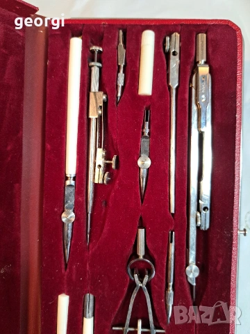 комплект прибори за чертане пергели Maho 33/1, снимка 3 - Други инструменти - 53393745