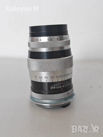 Обектив Canon 100mm f/3.5 (L39/М39 mount), снимка 3 - Обективи и филтри - 53605191