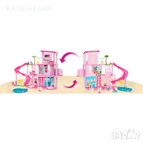 Barbie Dreamhouse® Къща на мечтите с огромна пързалка HMX10, снимка 6 - Кукли - 47629391
