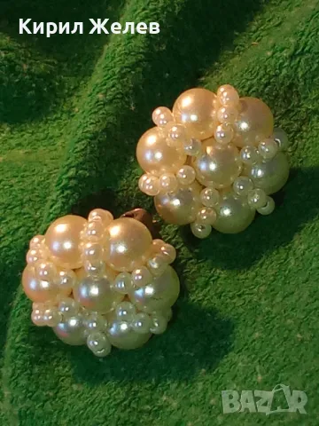 СИМПАТИЧНИ ВИНТИДЖ КЛИПС ОБЕЦИ ПЕРЛЕН ТИП 47495, снимка 10 - Обеци - 47057237