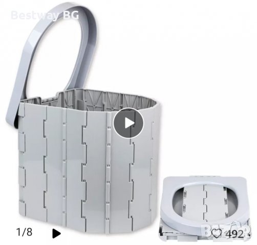 Сгъваема къмпинг тоалетна. Folding outdootlr camping toilet ( нова стока ), снимка 4 - Химически тоалетни - 38092524